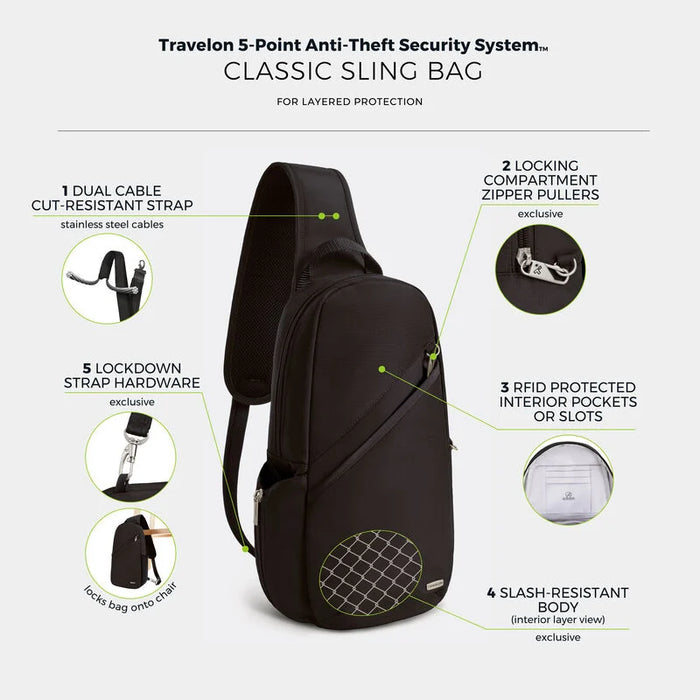 Travelon AT Classic Sling Bag