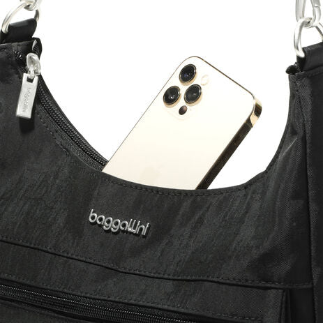 Modern Pocket Half Moon Bag