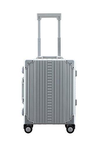 Aleon 19" International Carry-On Aluminum Hardside Luggage (Platinum) Silver