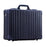 Aleon 17" Business Attache Aluminum Hardside Business Briefcase (Sapphire) Blue