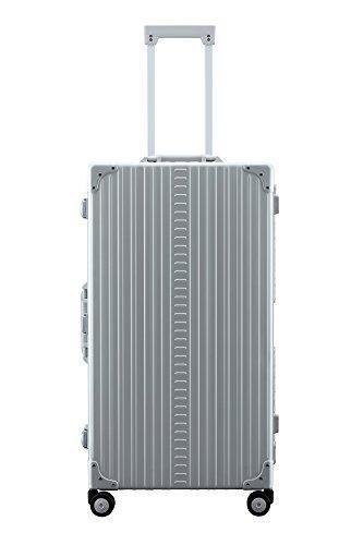 Aleon 30" International Trunk Aluminum Hardside Luggage (Platinum) Silver