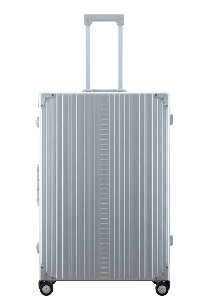Aleon 32" Macro Traveler Aluminum Hardside Checked Luggage (Platinum) Silver