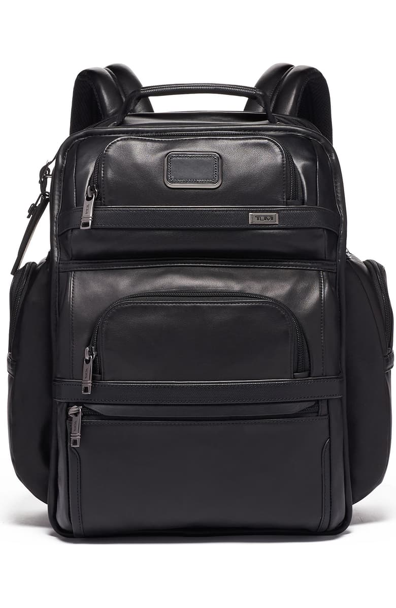 Briefcase Tumi T Pass Leather ALPHA-TUMI Leather Brief Pack